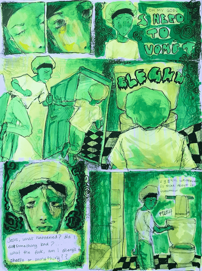 'water' comic page 1