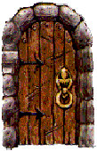 fantasy style wooden door