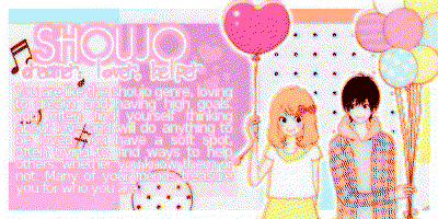 'What Genre Of Manga Are You?' quiz result: shoujo