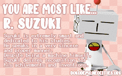 'Which Doko Demo Issyo Pokepi are you most like?' quiz result: suzuki